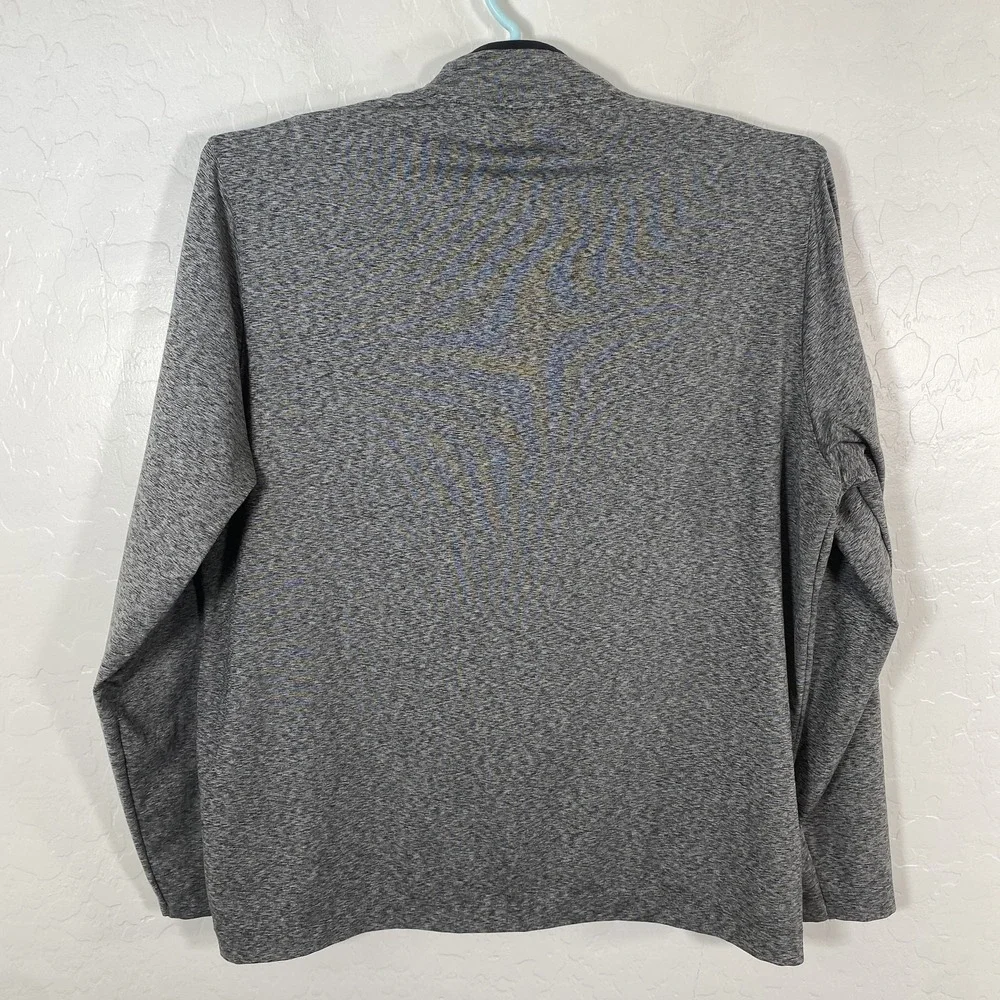 Nike Sol 1/4‎ Zip Pullover Mens XL Gray Long Sleeve Dri-FIT Athletic Track Shirt